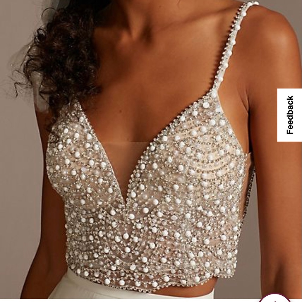 DB embellished top separates bridal